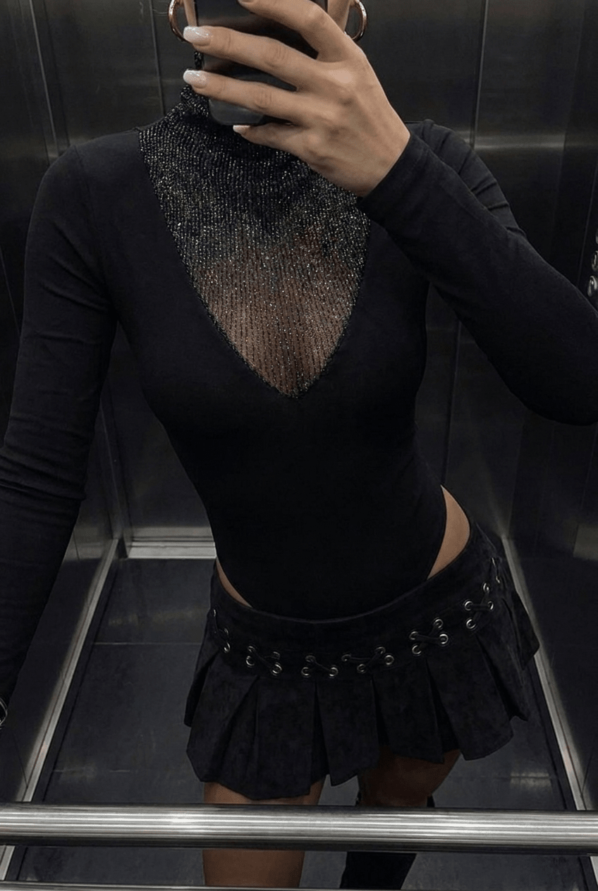 Black Afterhours Bodysuit - BEEGLEE