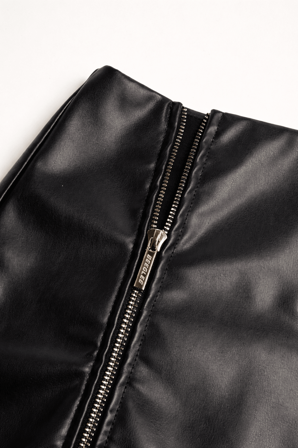 Black Anarchy Zip Skort - BEEGLEE