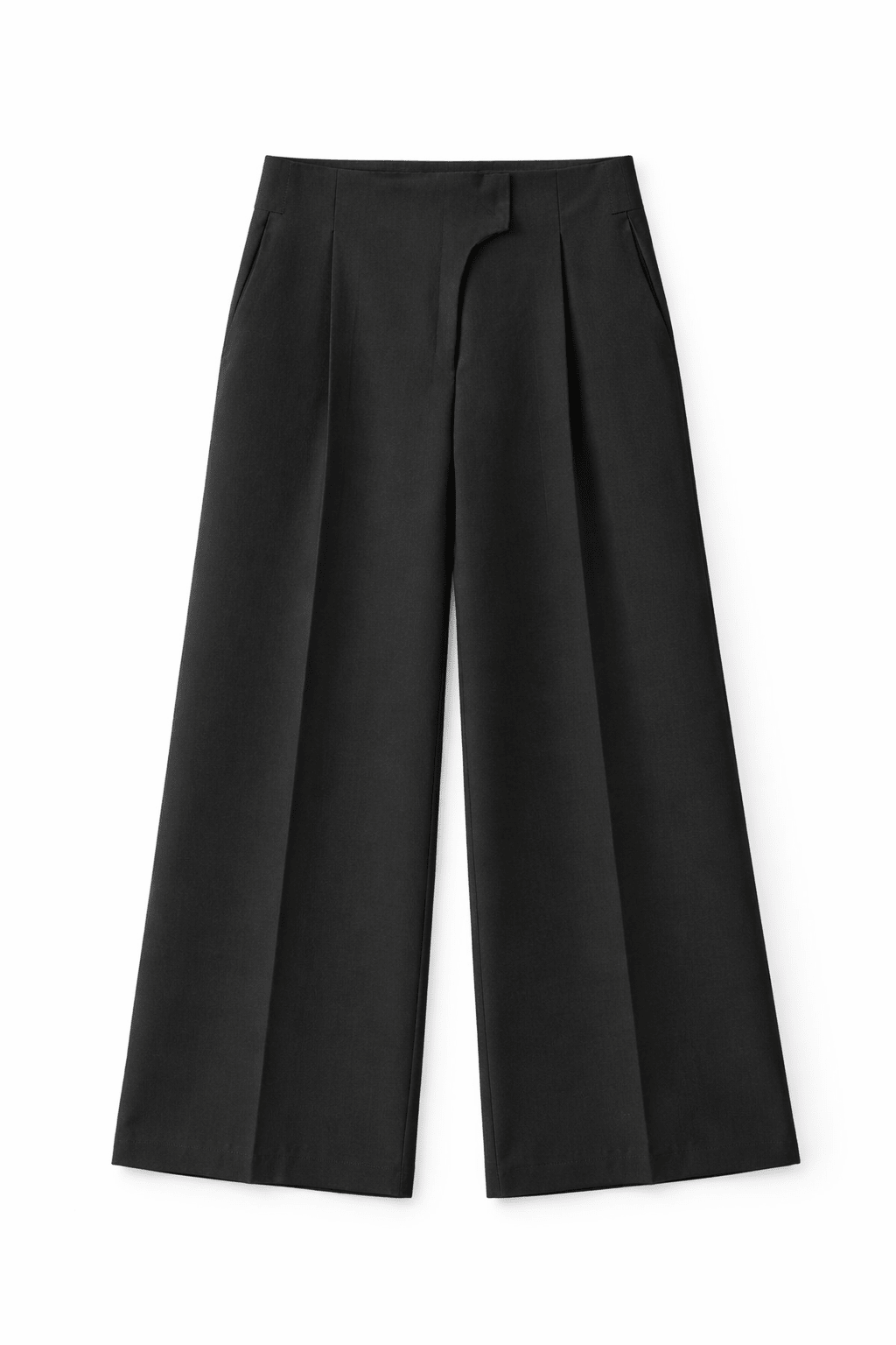 Black Ascent Drape Pants - BEEGLEE