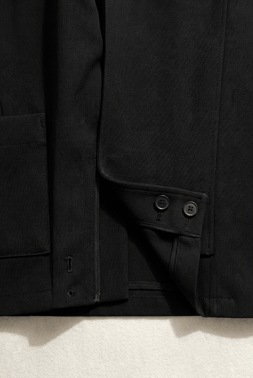 Black Ascent Drape Pants - BEEGLEE