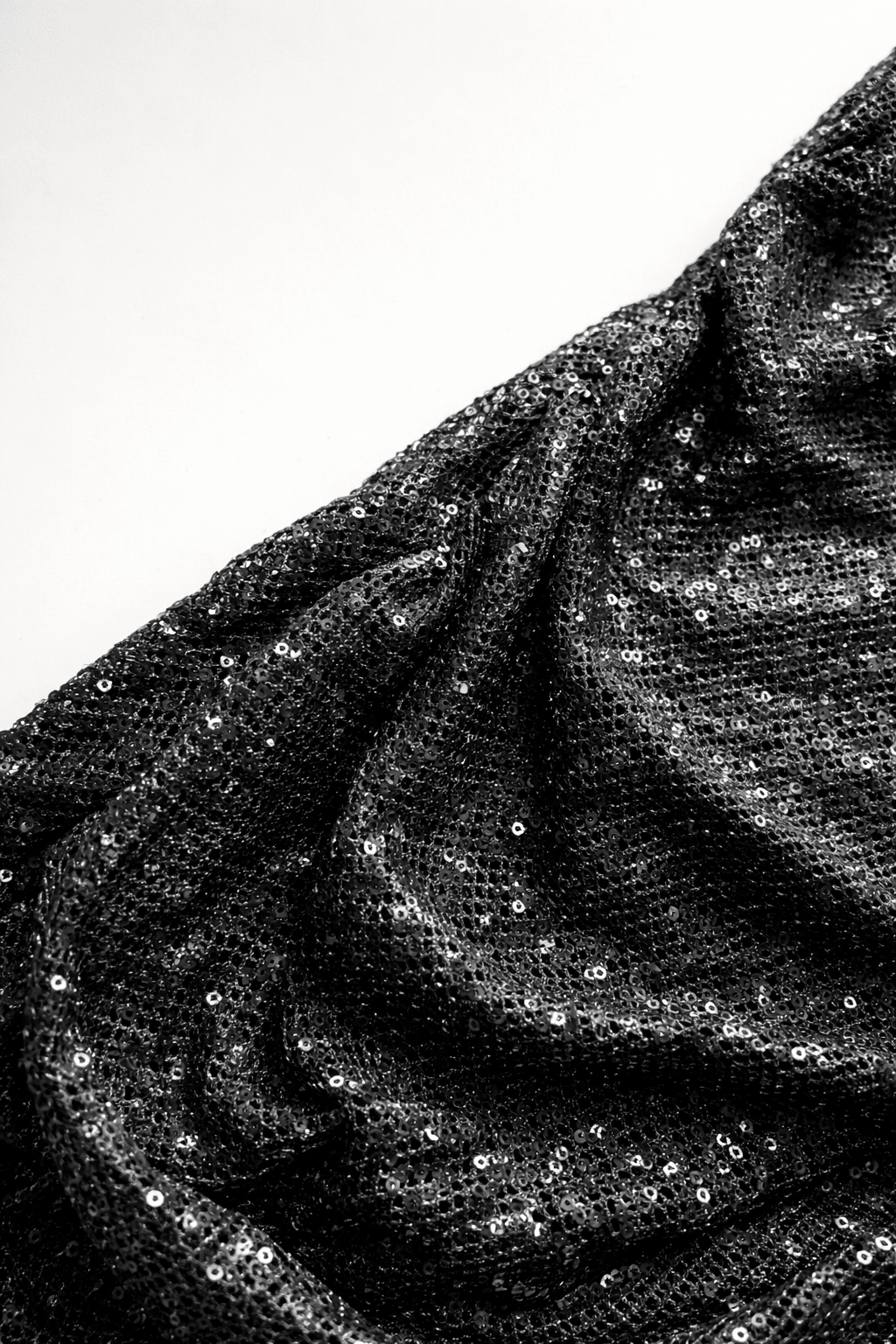 Black Ash sequins Dress - BEEGLEE