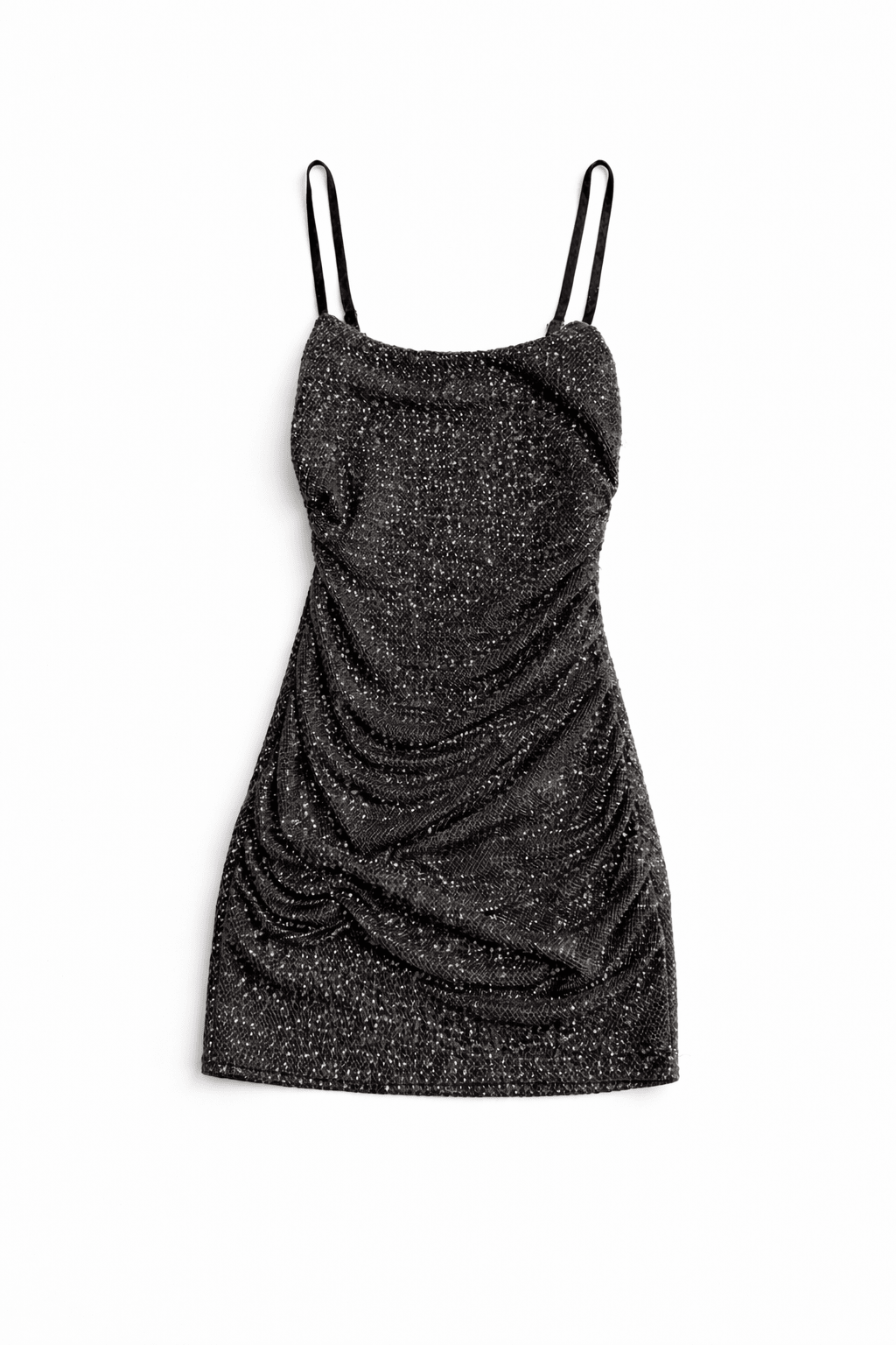 Black Ash sequins Dress - BEEGLEE