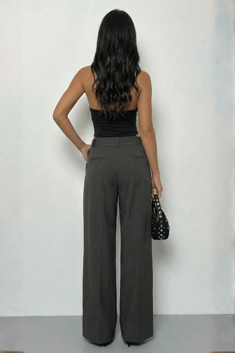 Black Atelier Buckle Pants - BEEGLEE