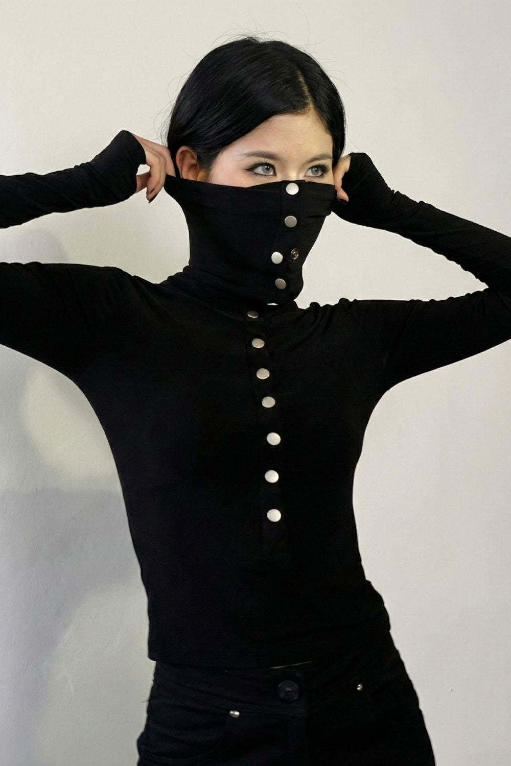 Black Ballet Mist Top - BEEGLEE