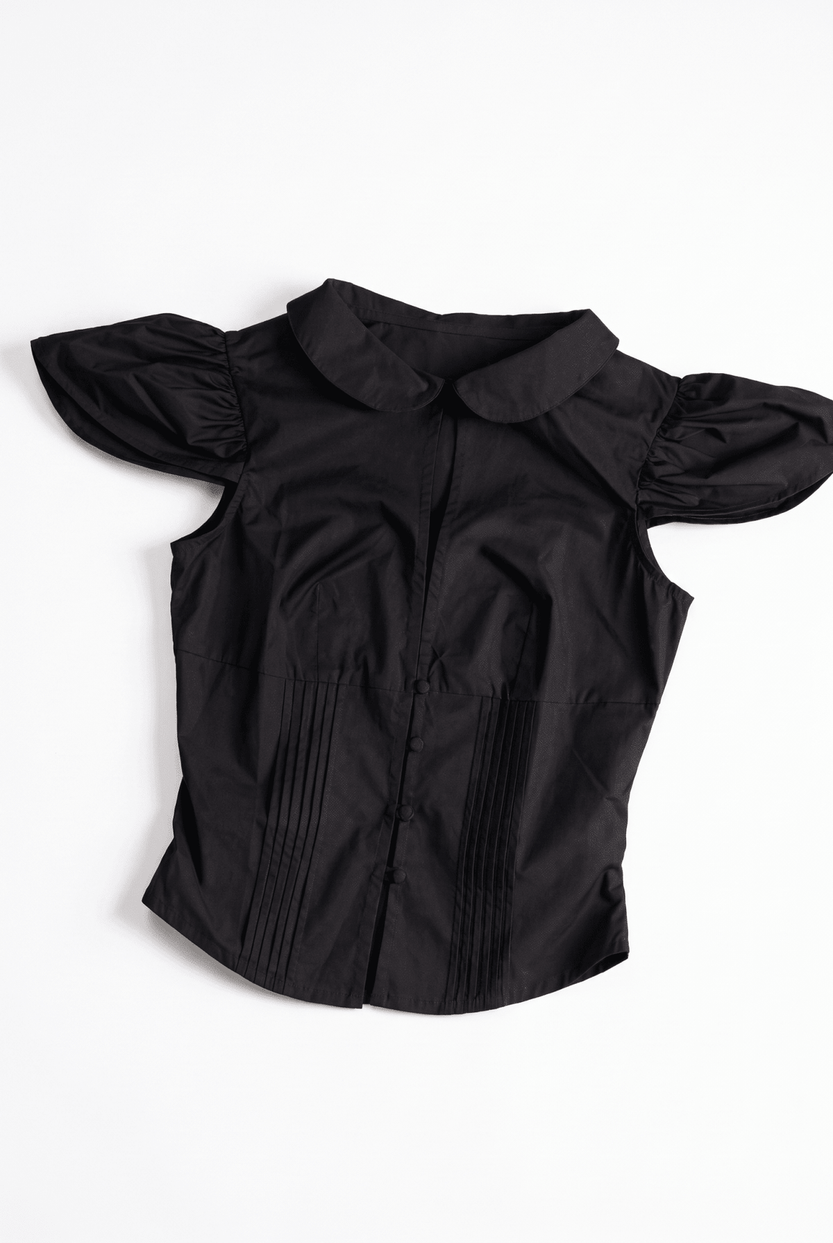 Black Blush Collar Shirt – detail