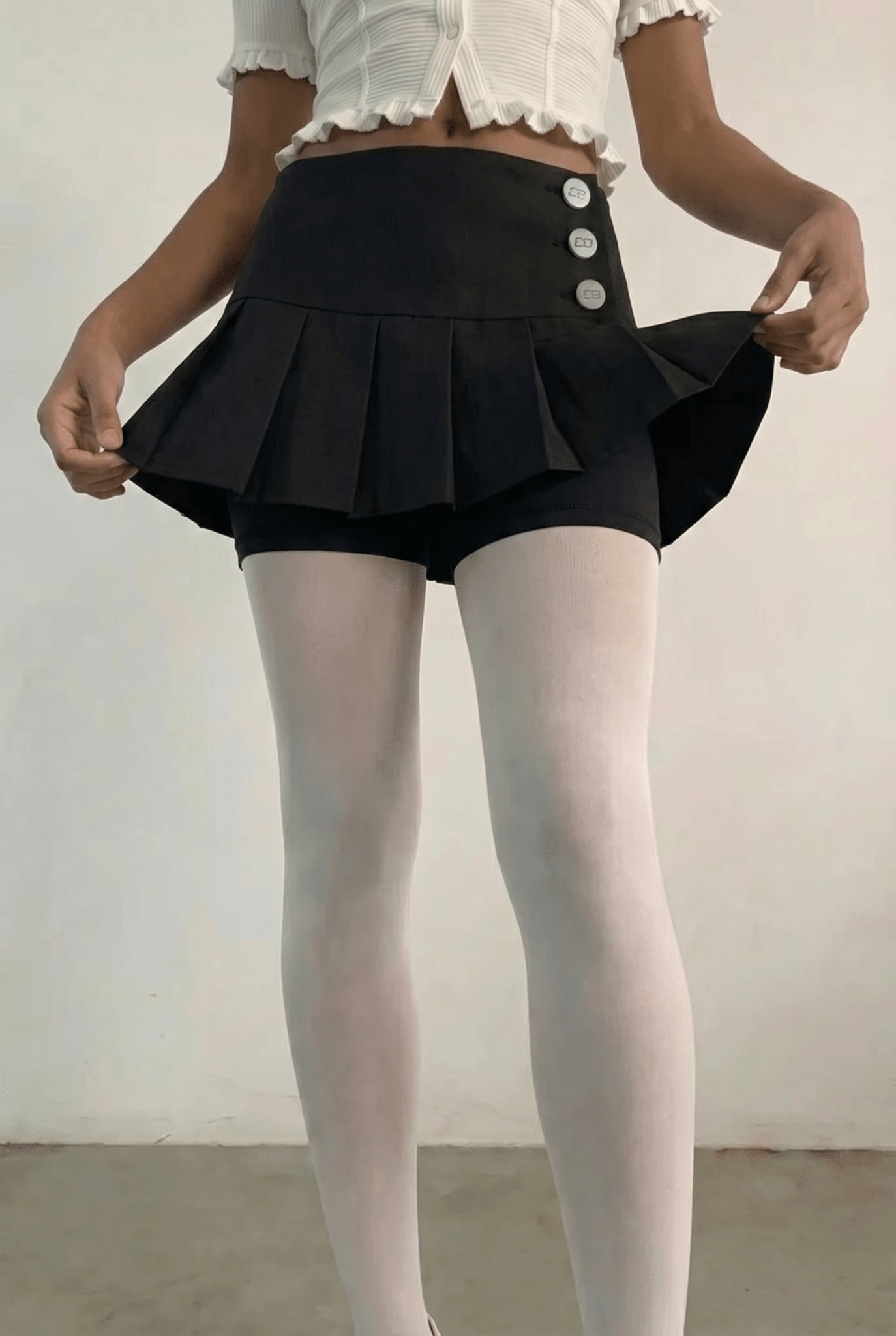 Black Cherry Mini Skort - BEEGLEE