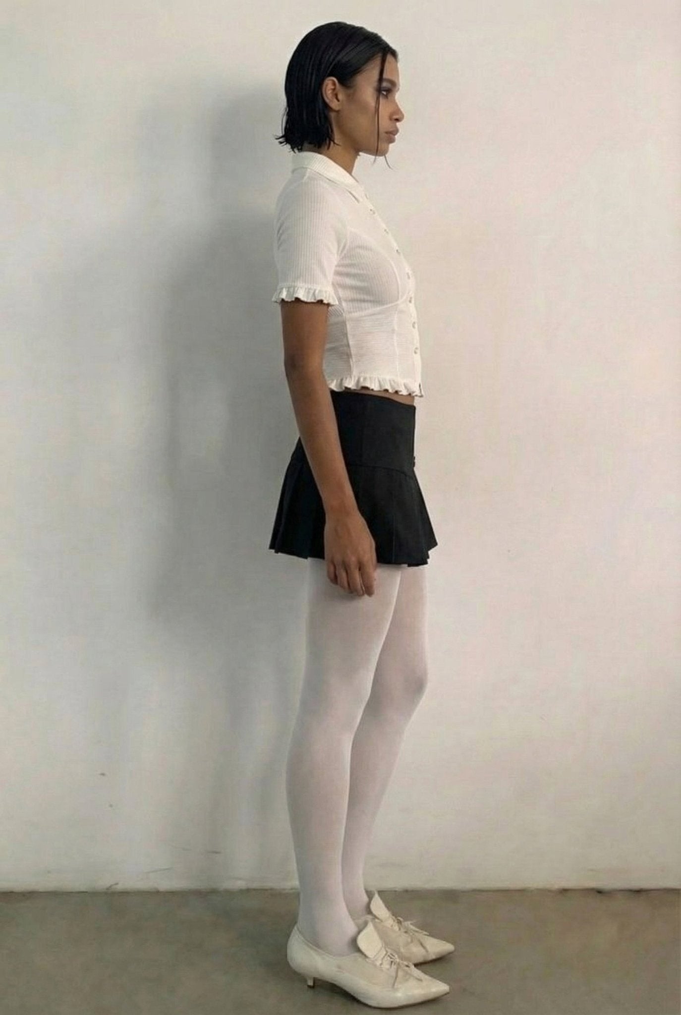 Black Cherry Mini Skort - BEEGLEE