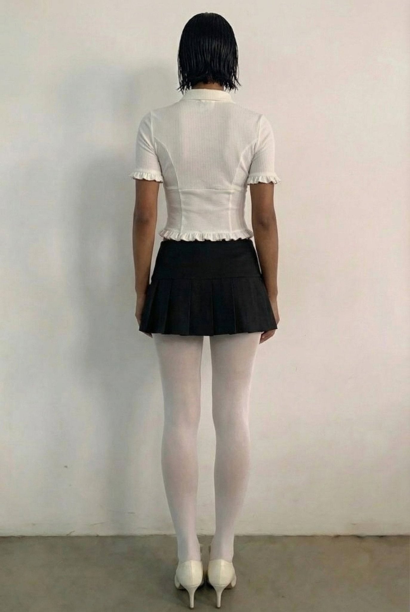 Black Cherry Mini Skort - BEEGLEE