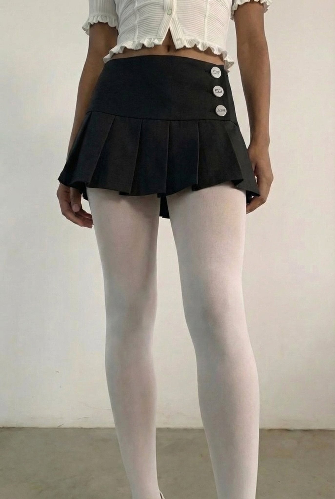 Black Cherry Mini Skort - BEEGLEE