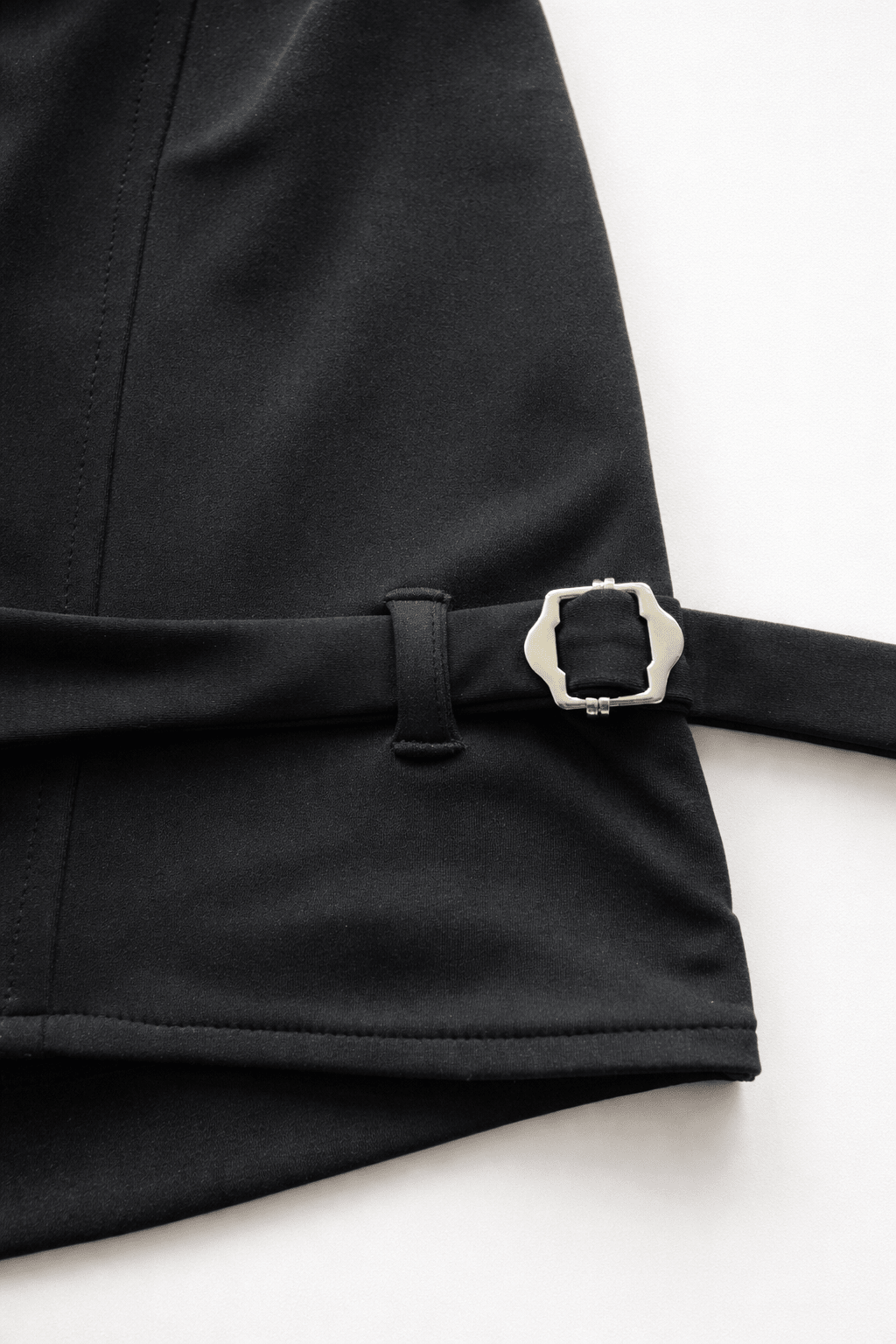 Black Cinch Drawstring Skort - BEEGLEE