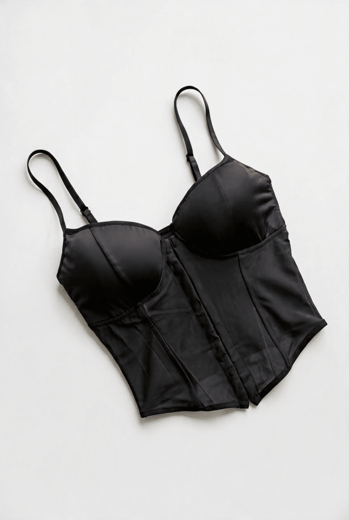 Black Daisy Corset – detail