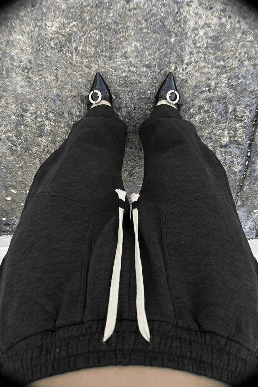Black Dune Sweatpants - BEEGLEE