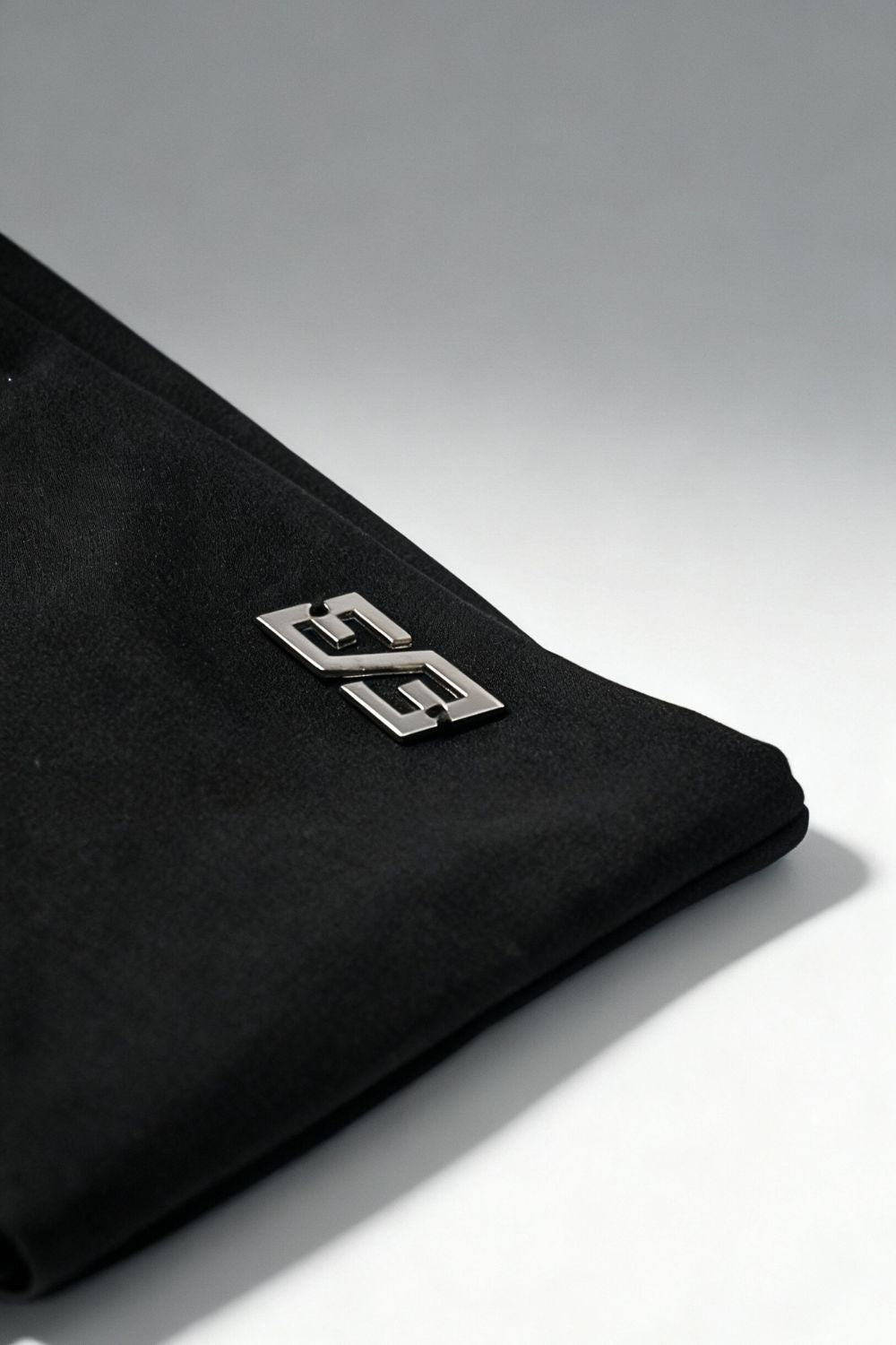 Black Flared folded pants - BEEGLEE