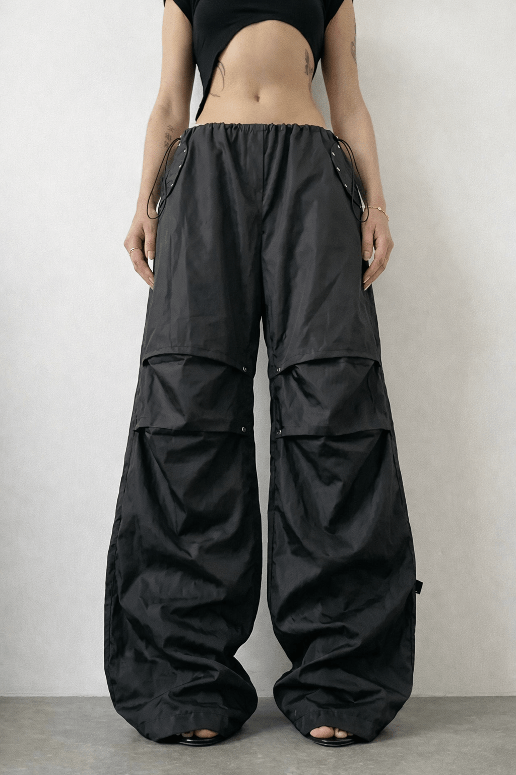 Black garage Pant - BEEGLEE