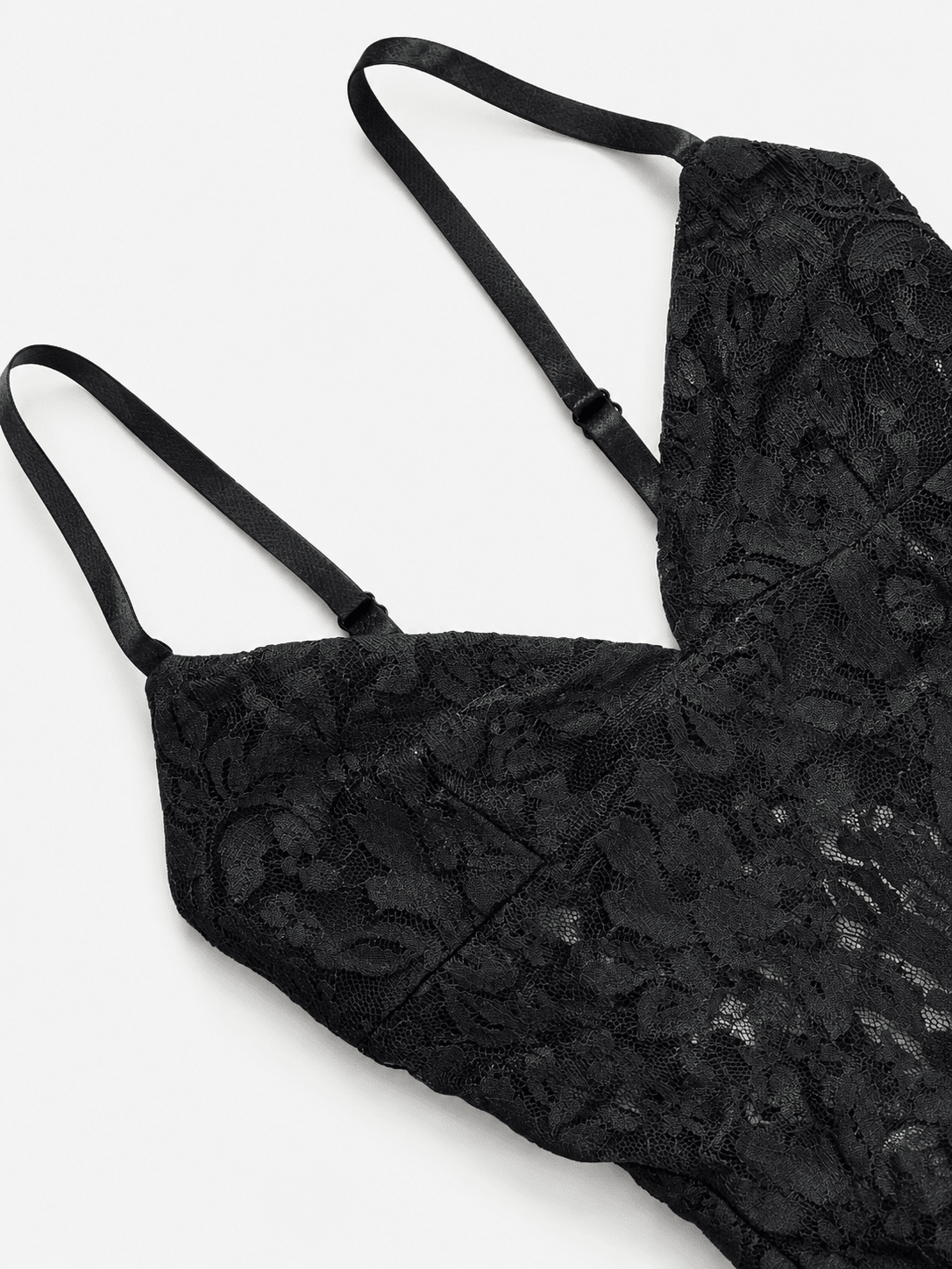 Black Gigi Lace Bodysuit - BEEGLEE