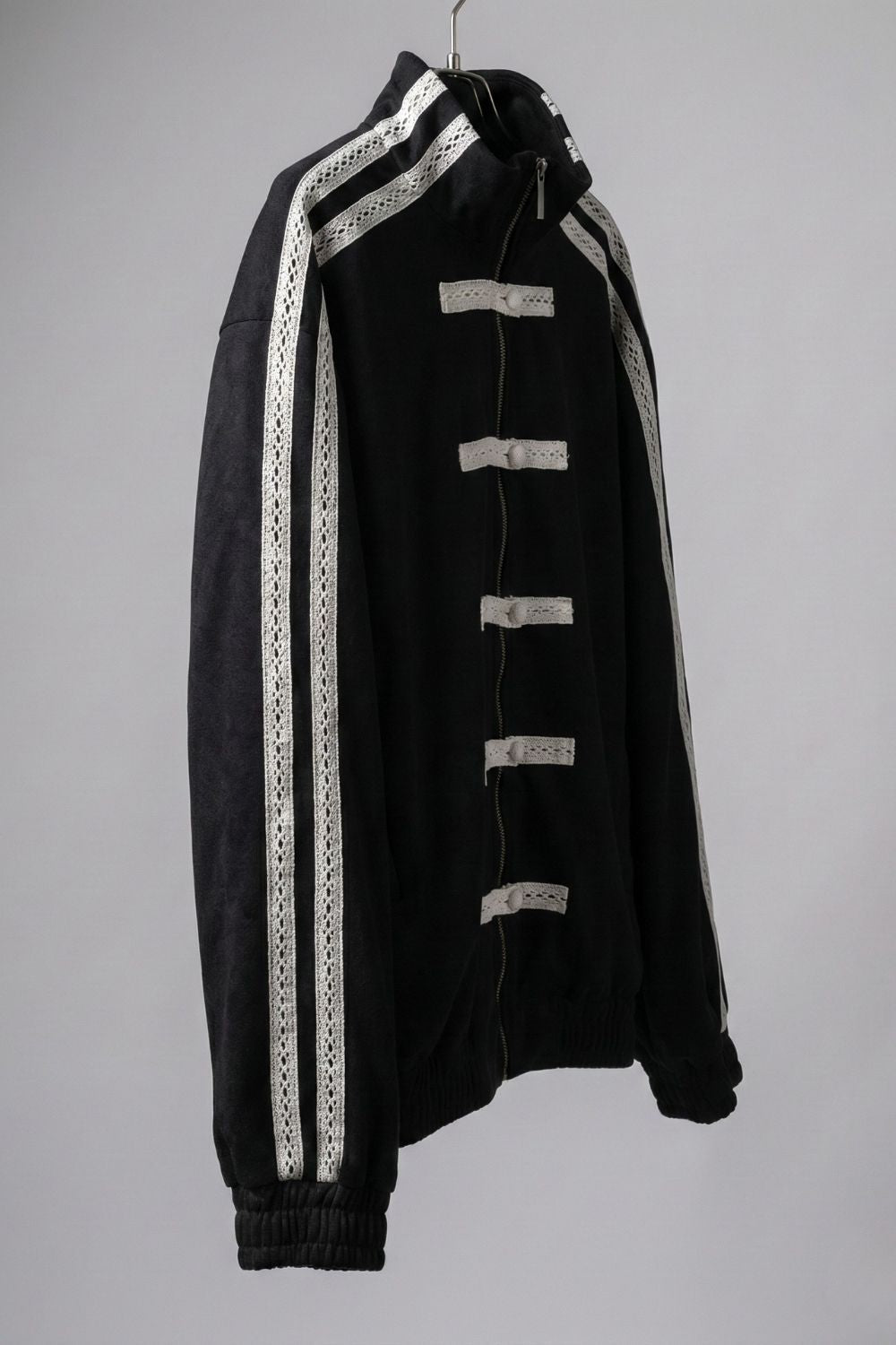 Black Han Knot Suede Jacket