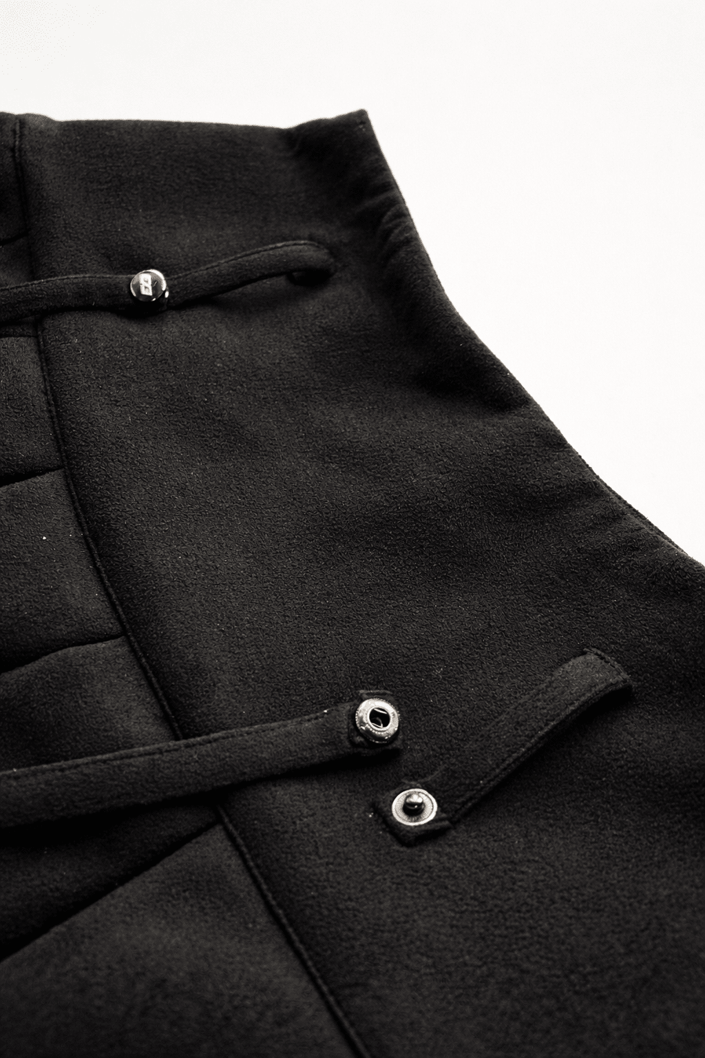 Black Harness Pleat Skort - BEEGLEE