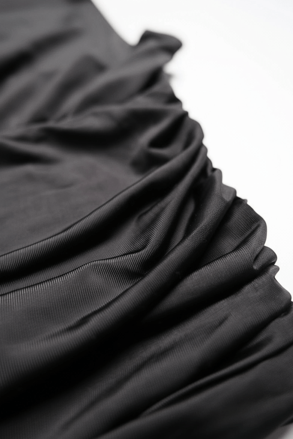 Black Keyhole ruffle top - BEEGLEE