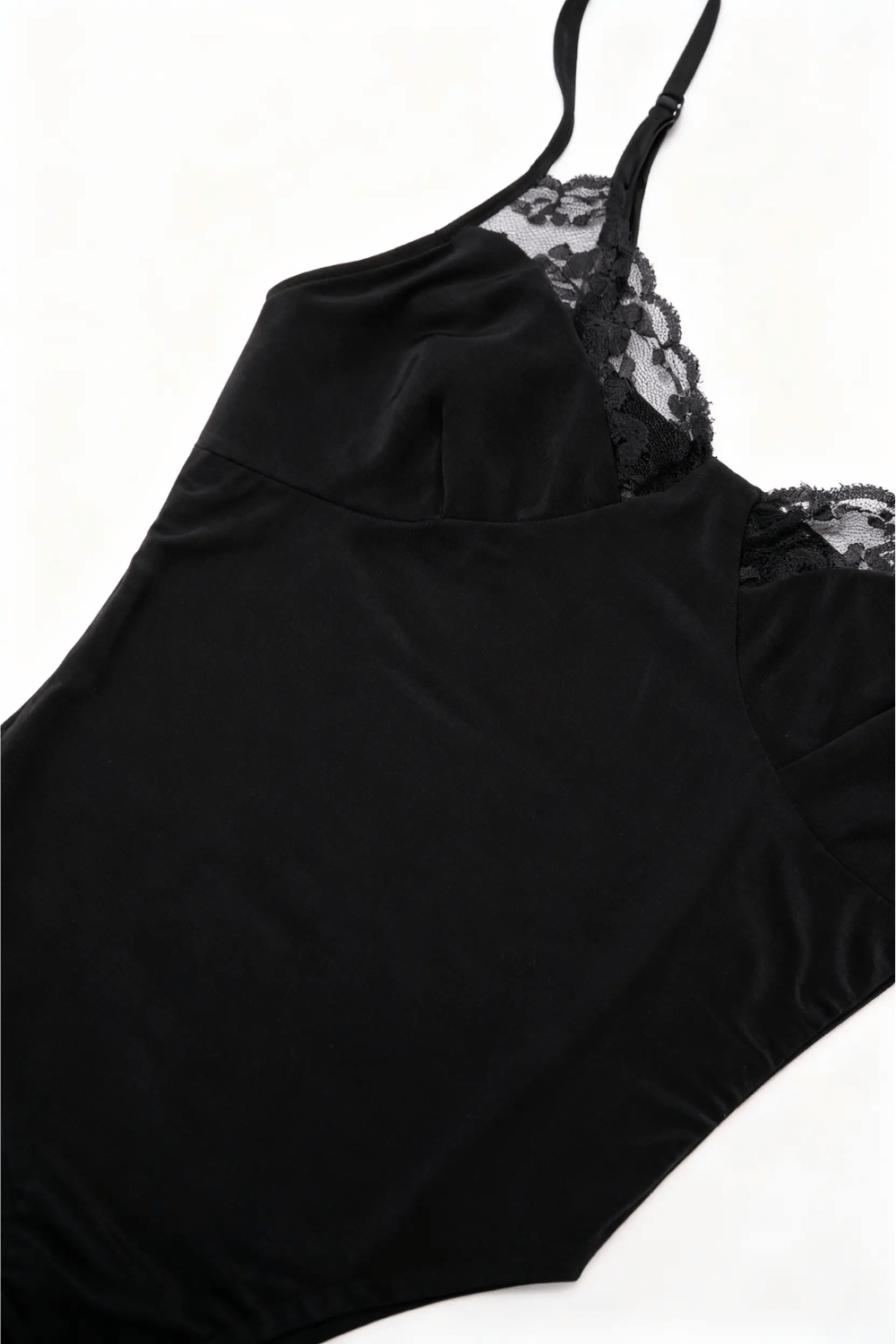 Black Laced - Up Bodysuit - BEEGLEE