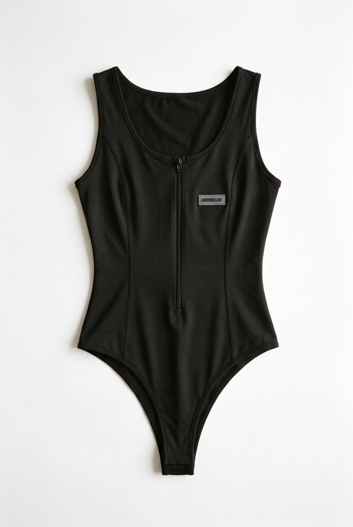 Black Nyx Zip Up Bodysuit - BEEGLEE