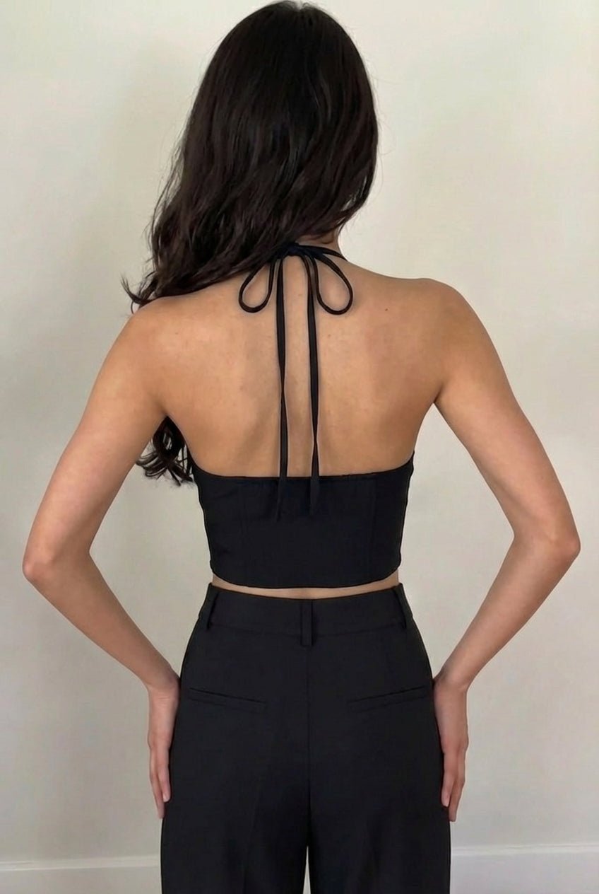 Black Orchid Bustier Top