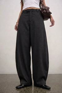 Grey Payroll Pinstripe Trouser