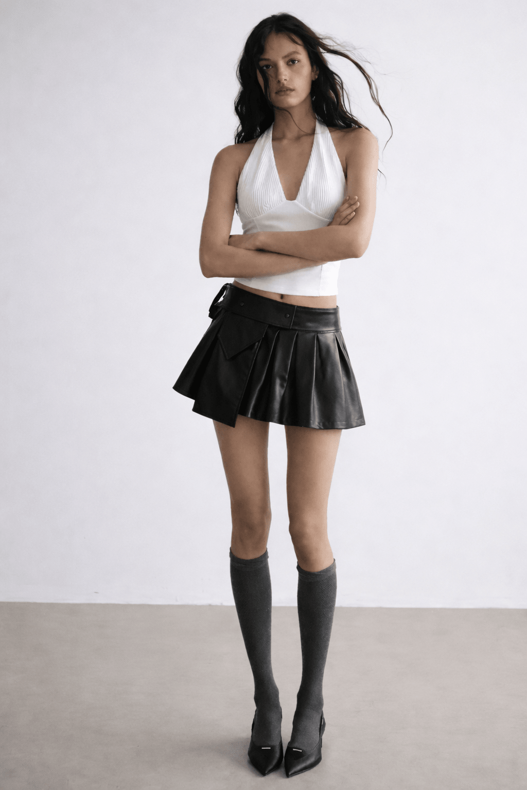 Black Rave Utility Skirt - BEEGLEE