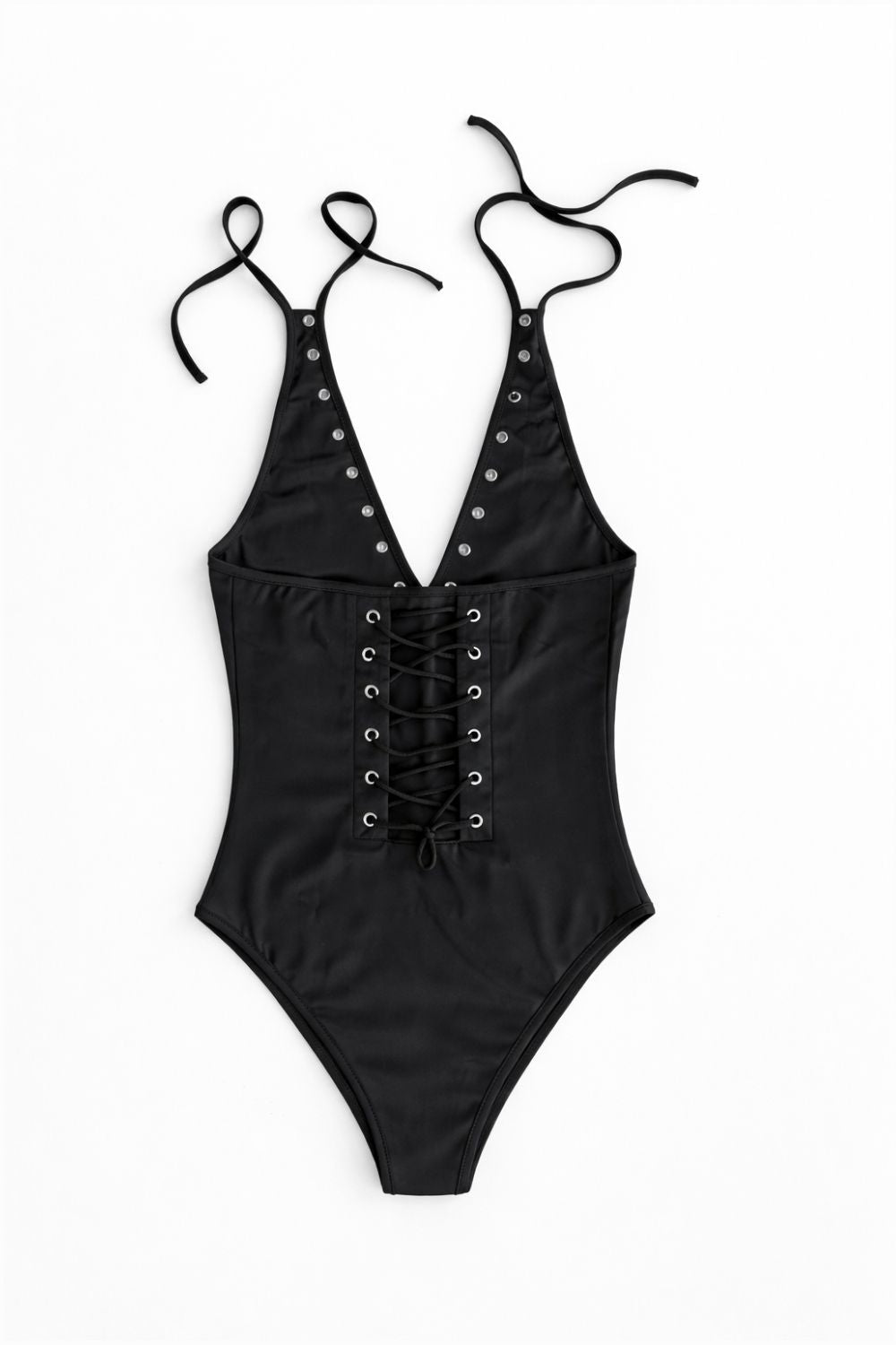 Black Rebel Strings Bodysuit - BEEGLEE
