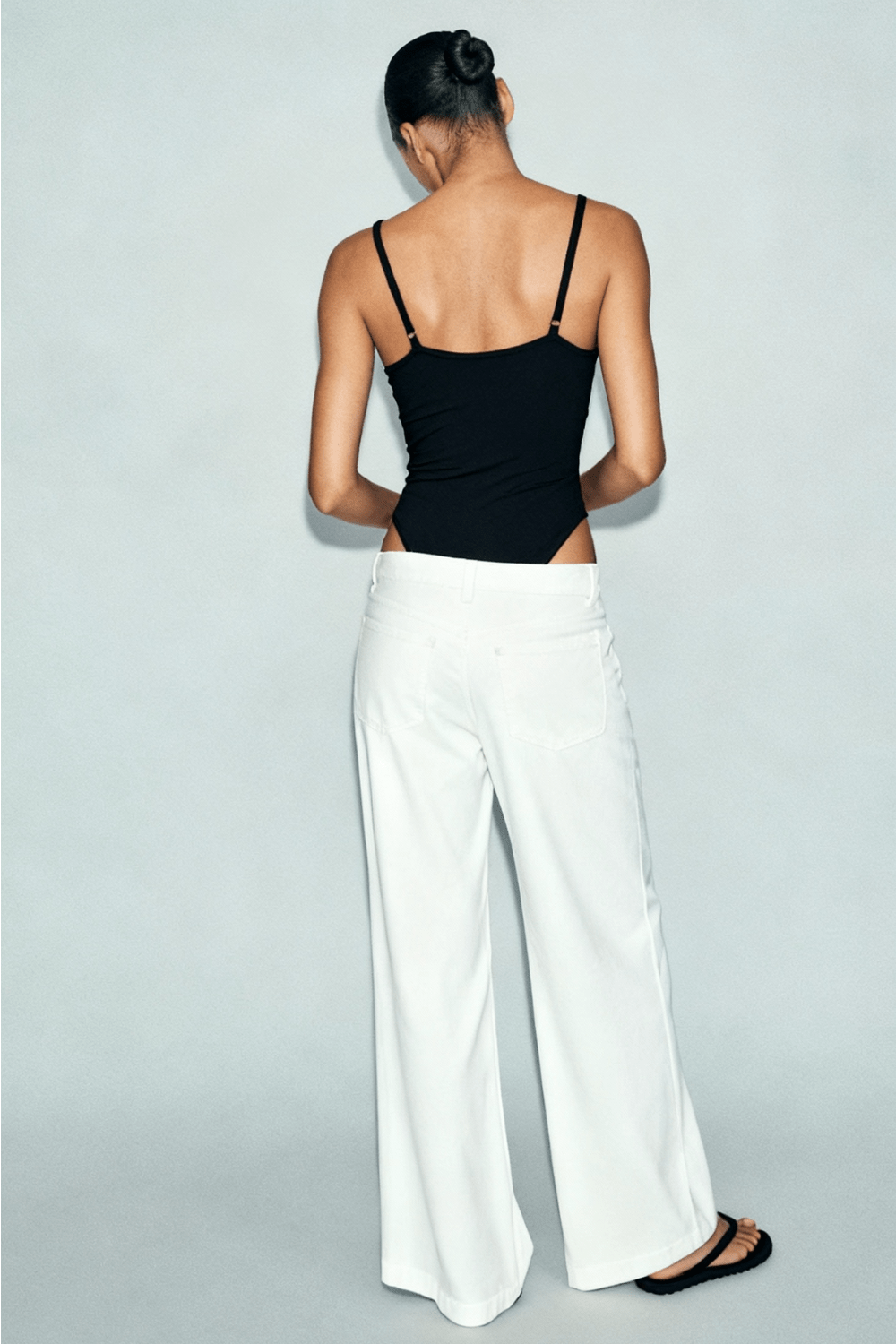 Black scrunch bodysuit - BEEGLEE