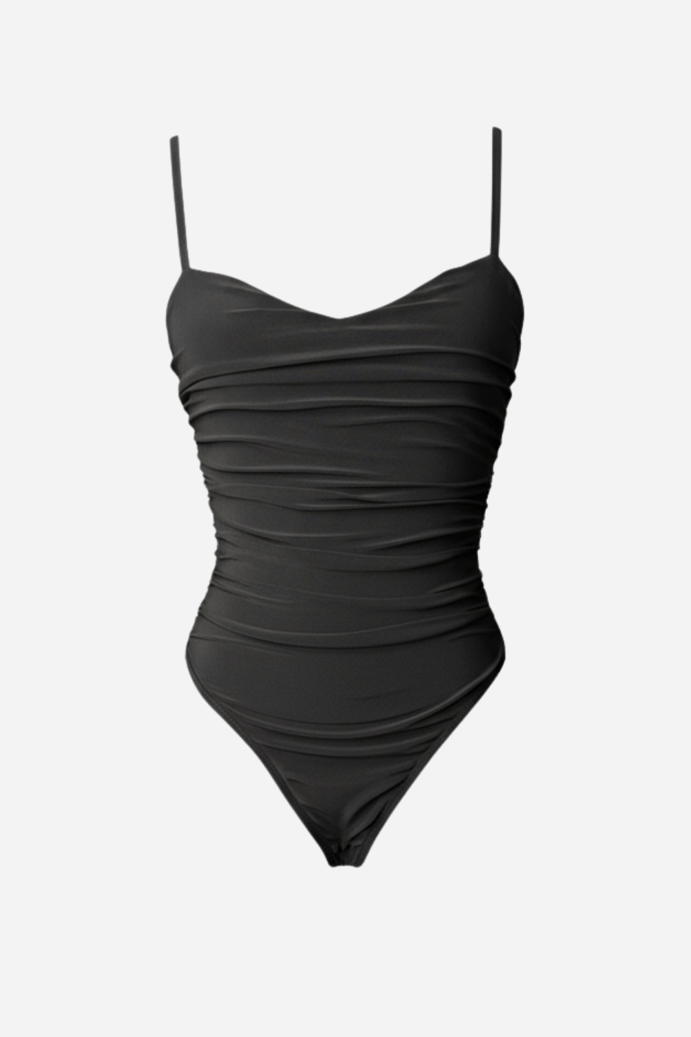 Black scrunch bodysuit - BEEGLEE