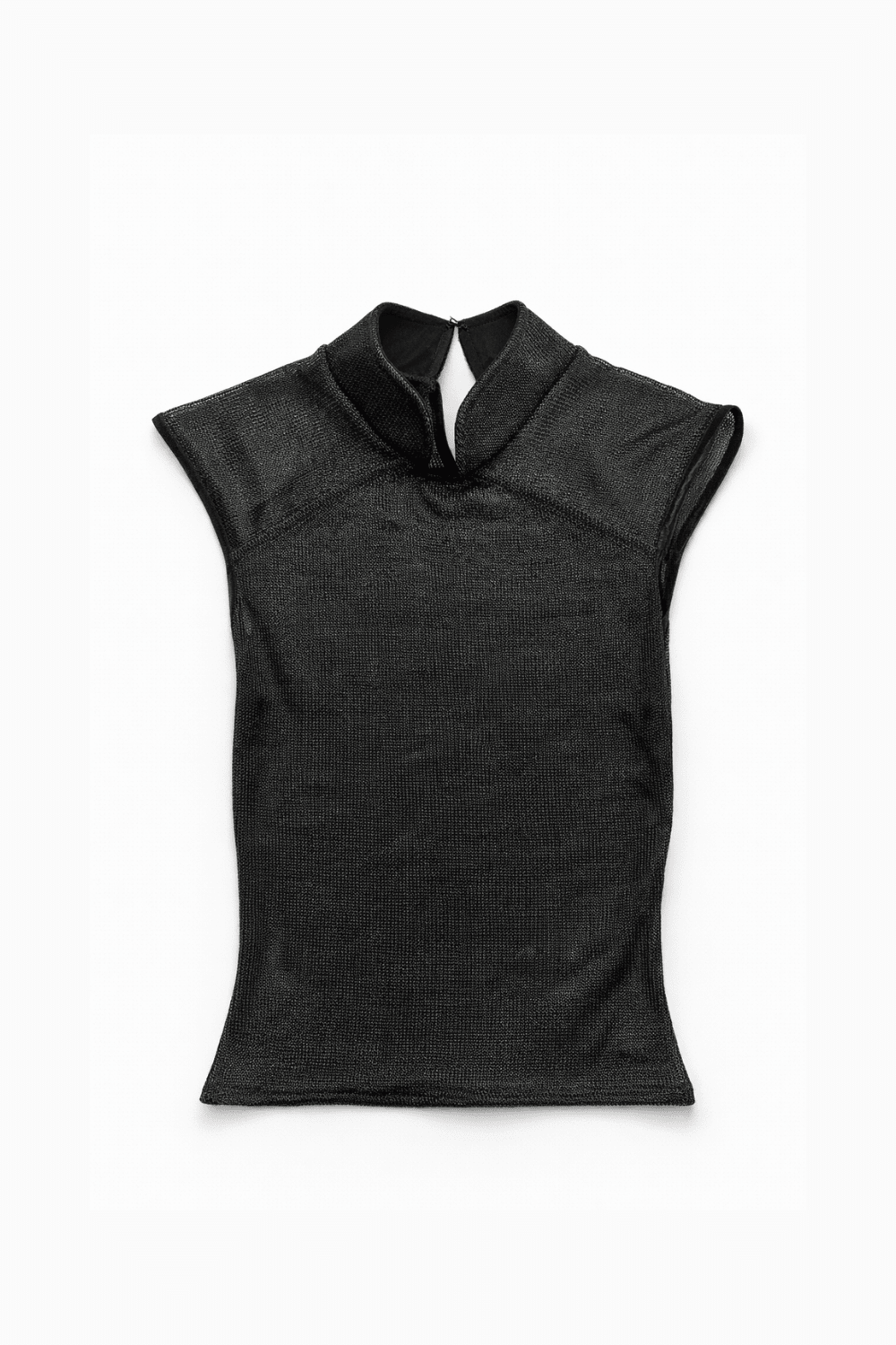 Black Sheer Metal tee - BEEGLEE