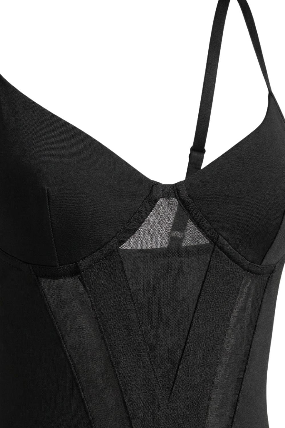 Black Sierra Mesh Bodysuit - BEEGLEE
