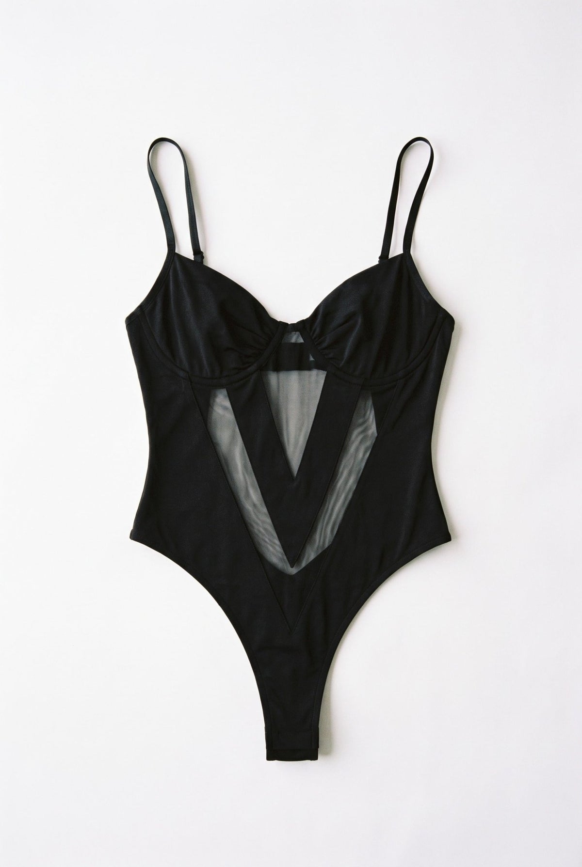 Black Sierra Mesh Bodysuit - BEEGLEE