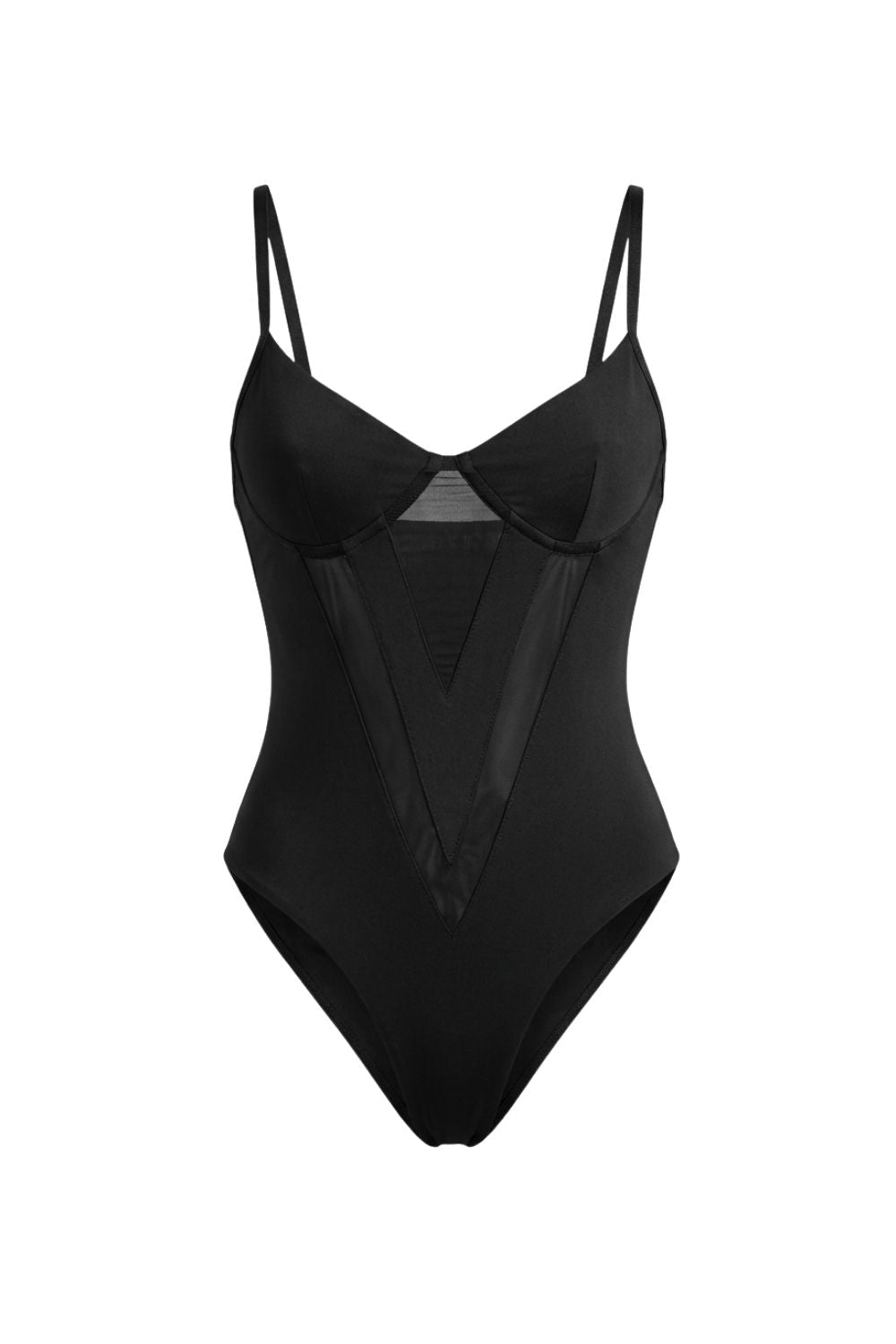 Black Sierra Mesh Bodysuit - BEEGLEE