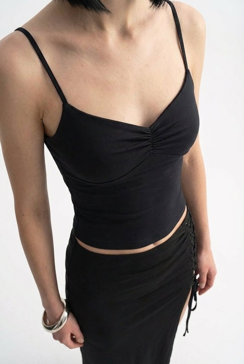 Black Snapback Top - BEEGLEE