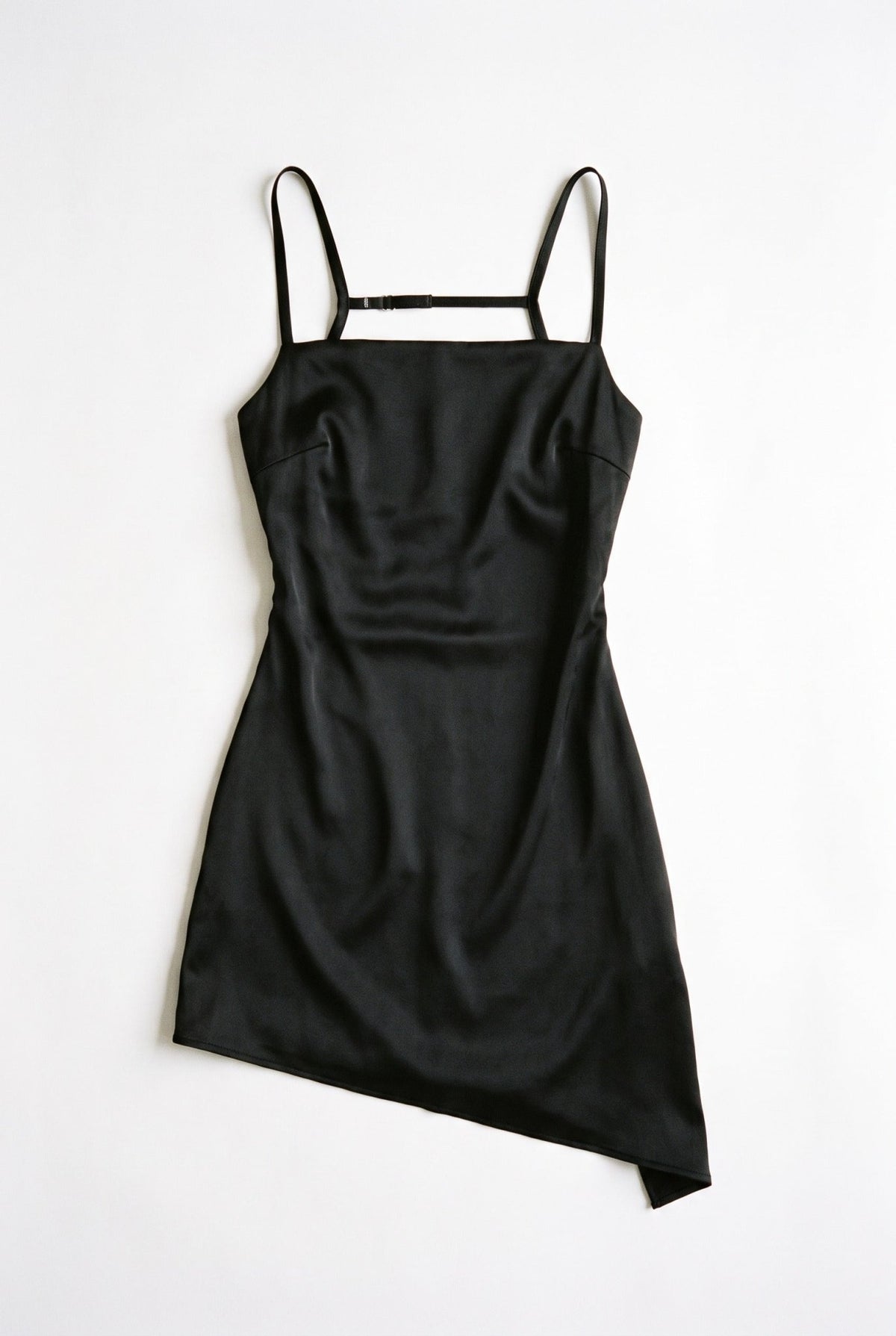 Black Stellar Slit Mini Dress - BEEGLEE
