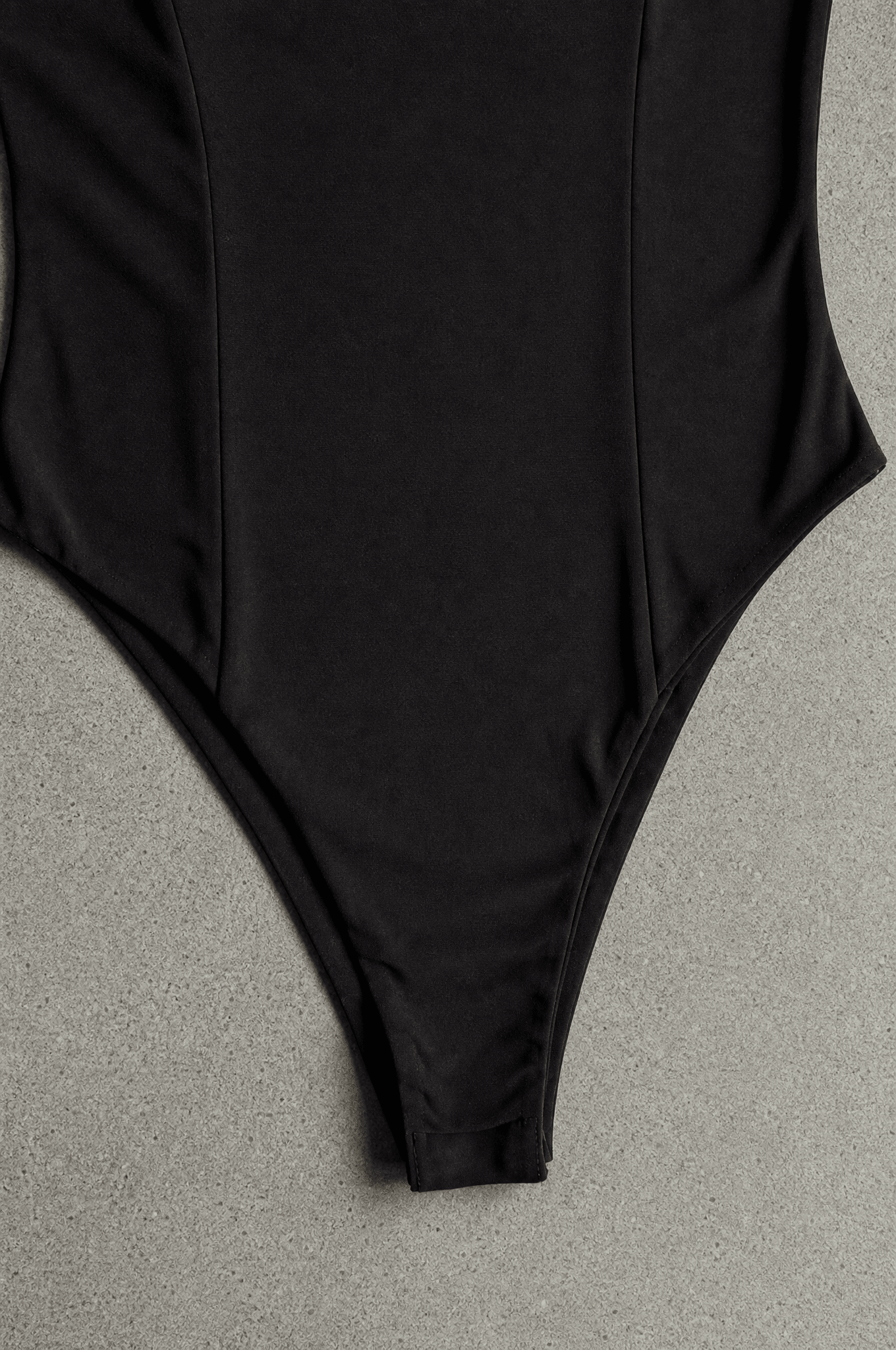 Black Straight - Up Bodysuit - BEEGLEE