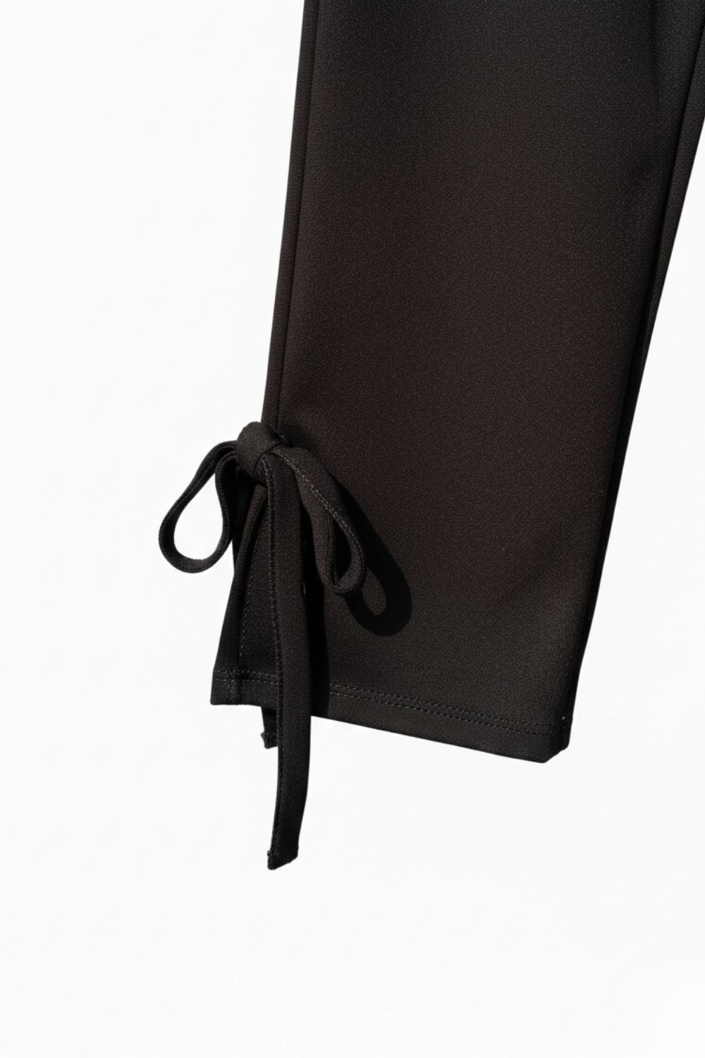 Black Tie - Up Capris - BEEGLEE