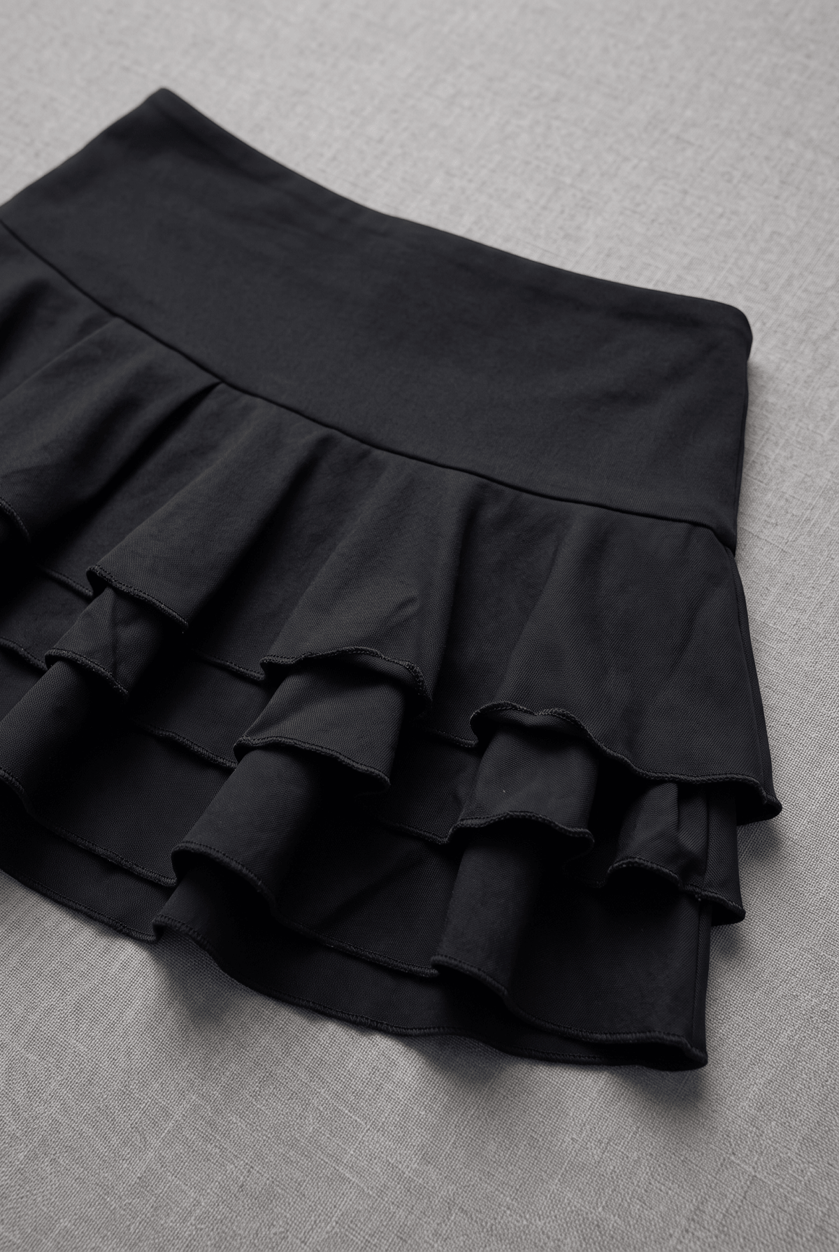 Black Tiered Frill Skort – image 7