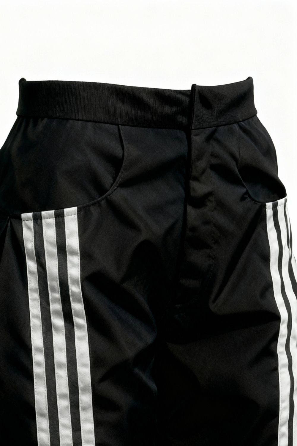 Black Velocity Wide Pants - BEEGLEE