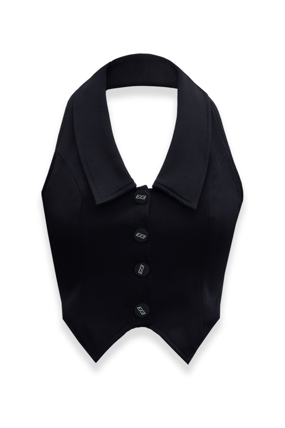 Black Workload Tie-up vest - BEEGLEE