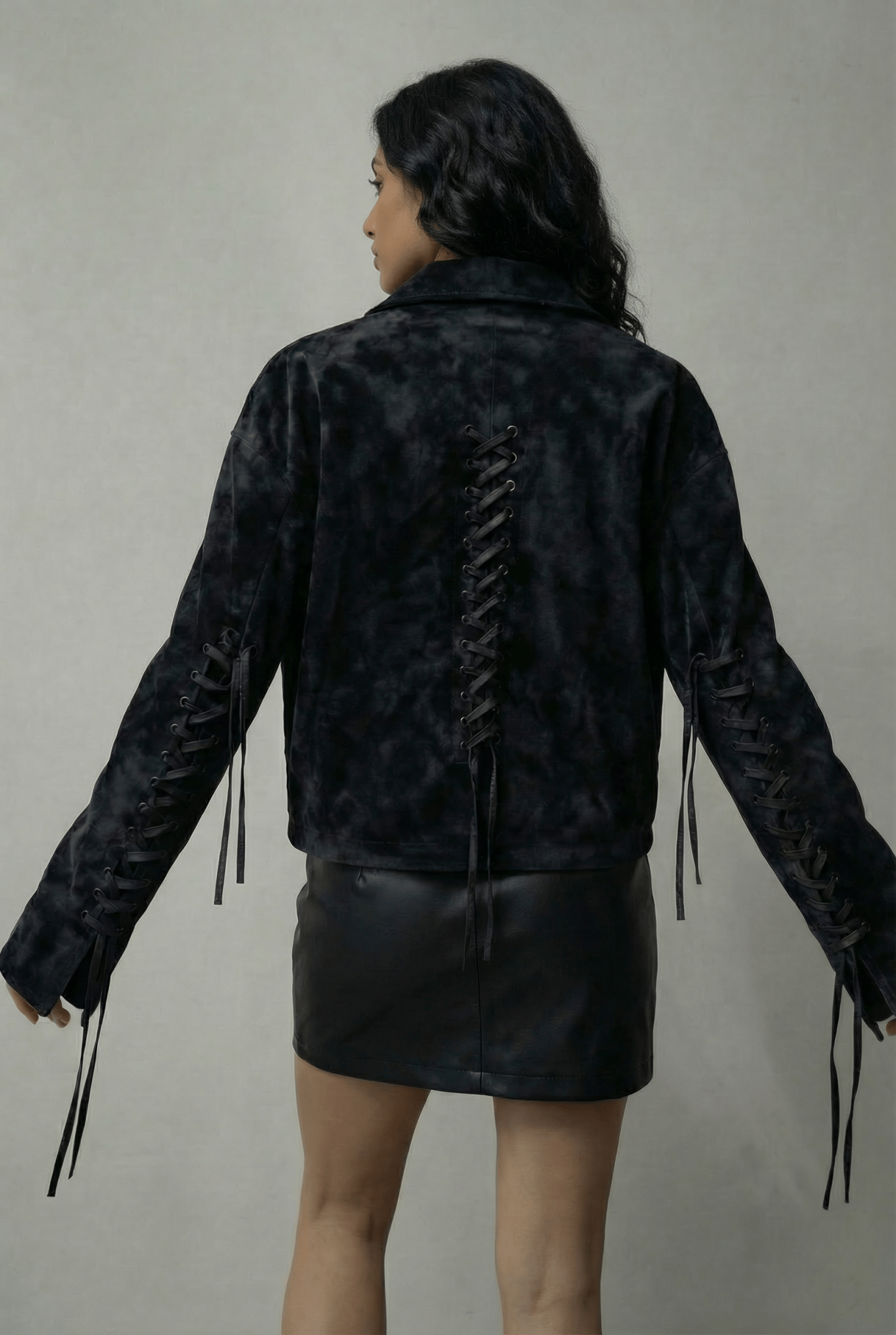 Black Yurei Suede Jacket