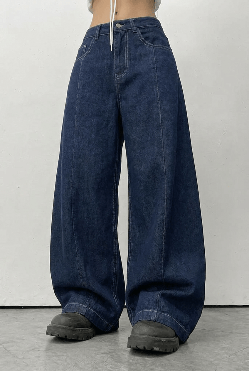 Blue Carpenter Denim Pants - BEEGLEE