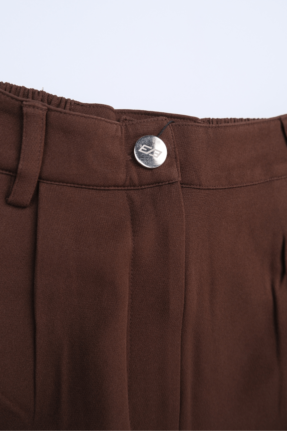 Brown Xerox Tailored Shorts - BEEGLEE