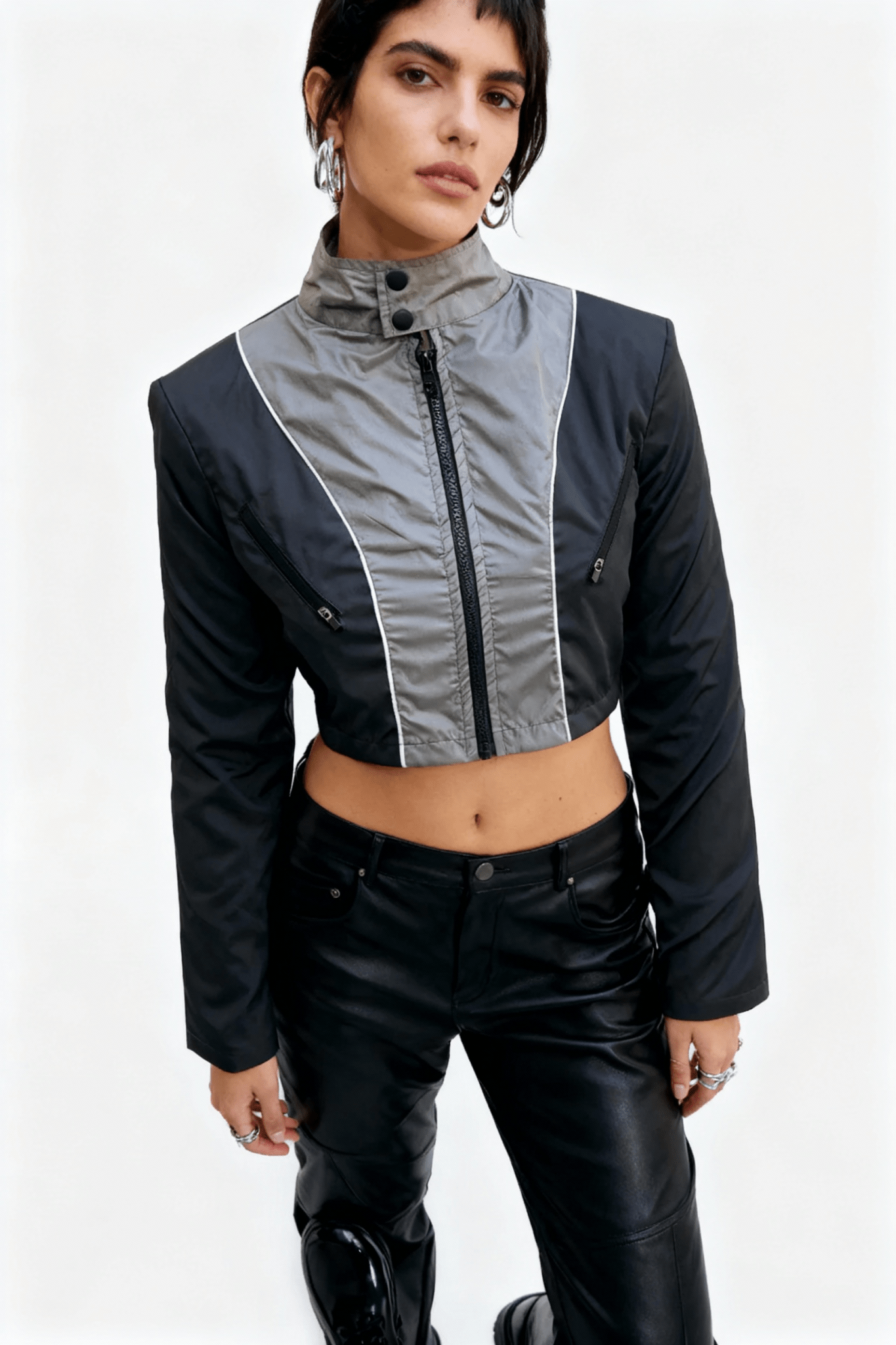 Cool Grey Rogue Zip - Up Jacket - BEEGLEE