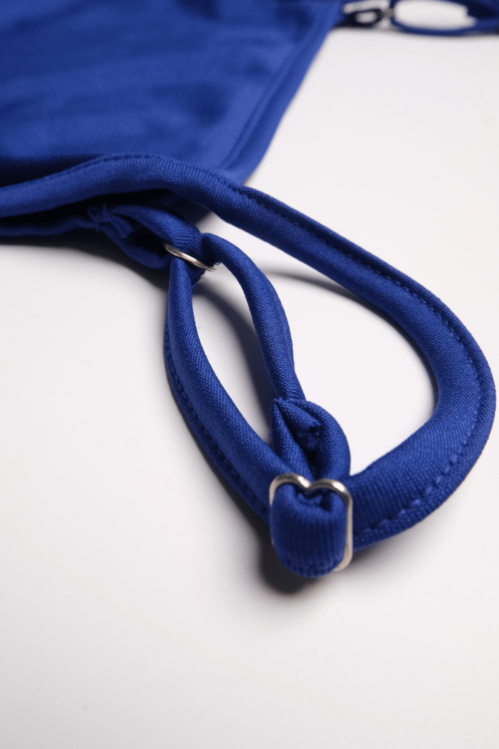 Electric Blue Extra Deep Strap Bodysuit - BEEGLEE