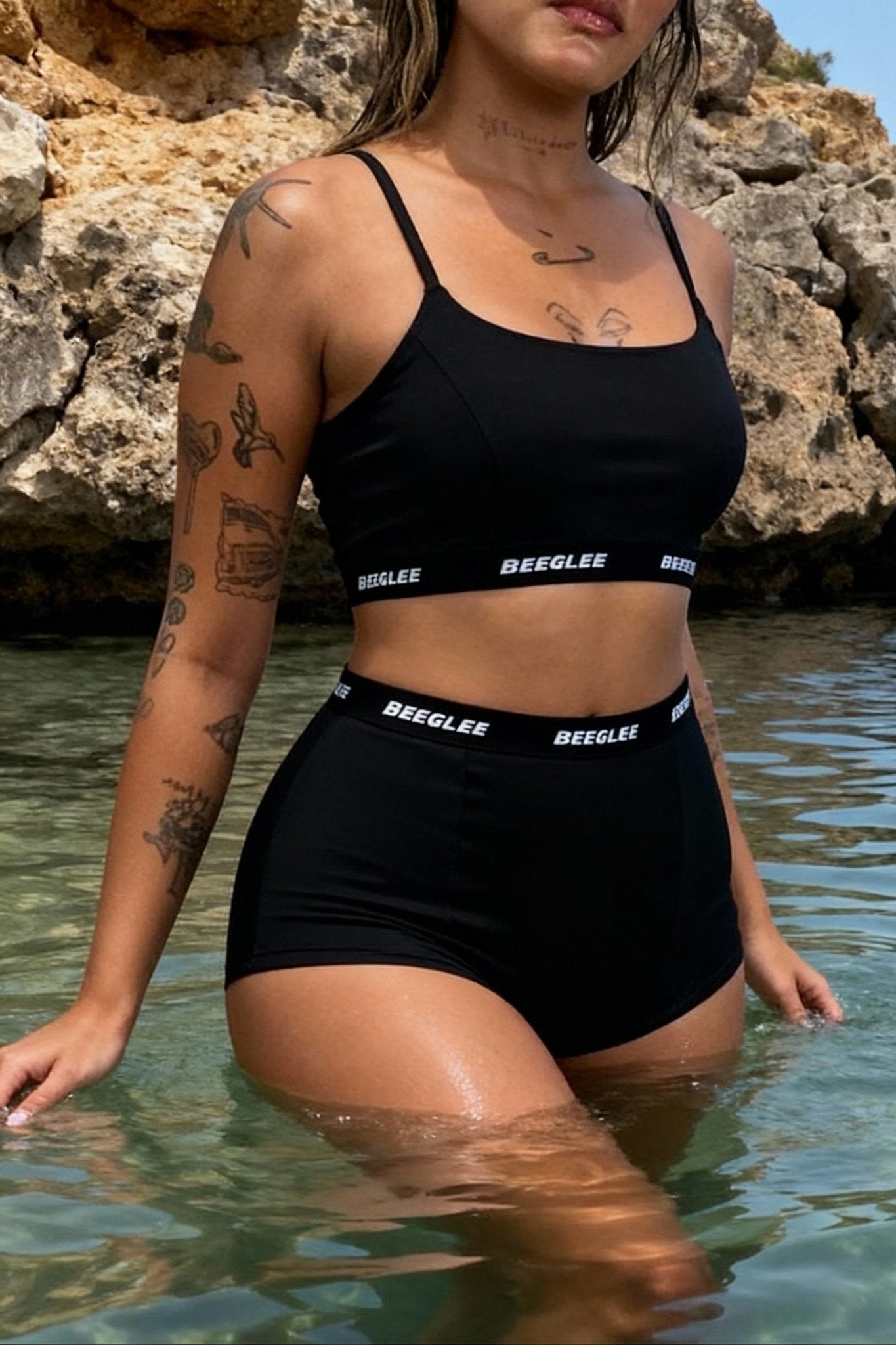 Garage Active High Waist Shorts