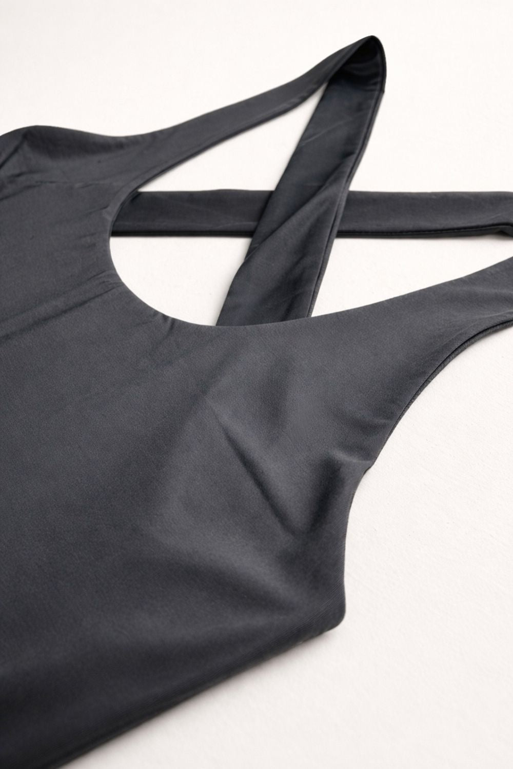 Grey Crossback bodysuit - BEEGLEE
