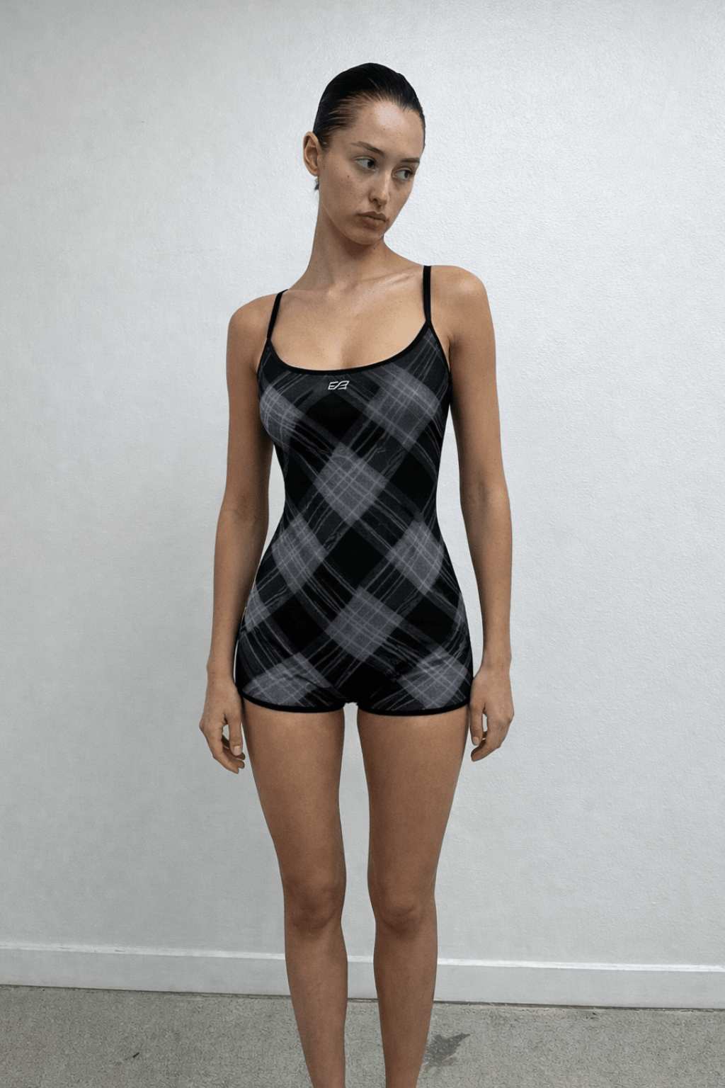 Grey Nether Bodysuit - BEEGLEE