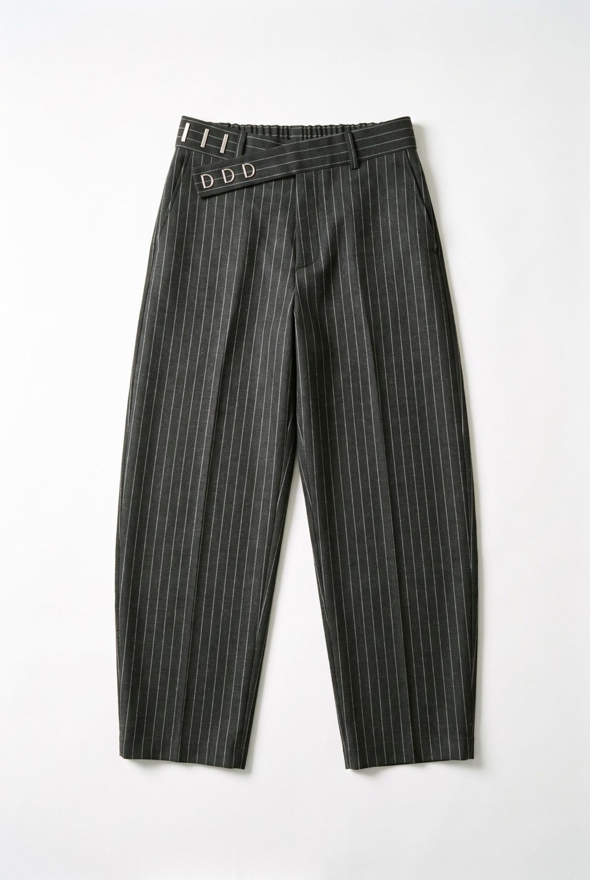 Grey Payroll Pinstripe Trouser - BEEGLEE